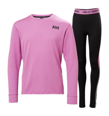 Baselayerset Helly Hansen Junior Lifa Active Set Meta Pink Regular Fit
