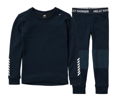 Baselayerset Helly Hansen Kids Lifa Merino Set Navy Regular Fit