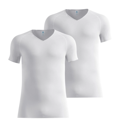 Baselayerset Odlo Men Active Light 2 Pack White Nauwsluitend