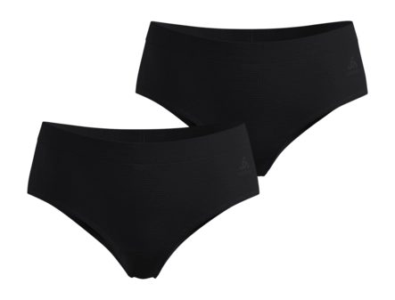 Baselayerset Odlo Women Active Light 2 Pack Black Black Nauwsluitend