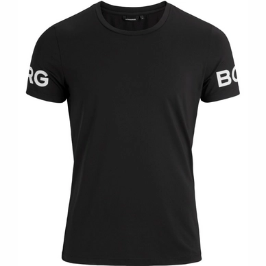 T-Shirt Björn Borg Performance Tee Black Beauty Herren