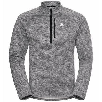 Longsleeve Odlo Mid Layer 1/2 Zip Tencia Men Grey Melange
