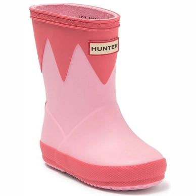 Regenlaars Hunter Kids First Classic Elf Boot Blush Thaw Polaris Pink