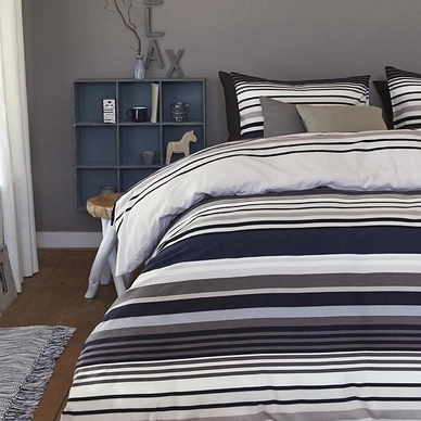 Bettwäsche Beddinghouse Beachport Navy Flanell