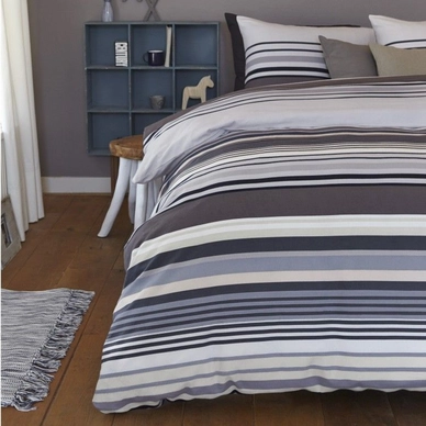 Bettwäsche Beddinghouse Beachport Blaugrau Flanell