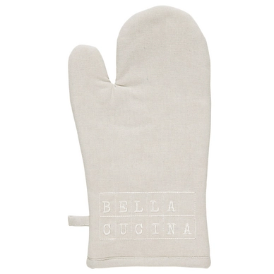 Ofenhandschuhe Aquanova Bella Cucina Hellgrau (Baumwolle)