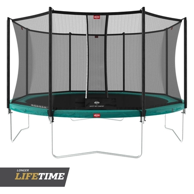 Trampoline BERG Favorit Green 430 + Safety Net Comfort
