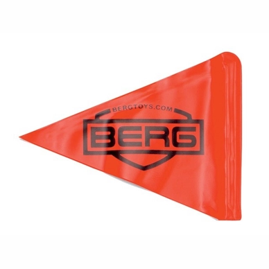 Veiligheidsvlag BERG Oranje exclusief vlaggensteun