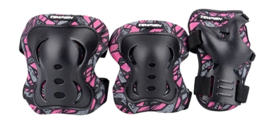 Beschermingsset Tempish Fid II Skate Pads Senior Pink (Set van 3)