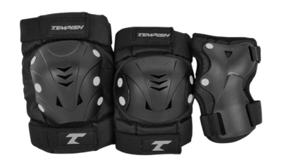 Beschermingsset Tempish Taky Skate Pads Senior Black (Set van 3)