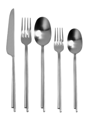 Bestekset Serax Dune Cutlery By Kelly Wearstler Steel Grey Gift Box (5-delig)
