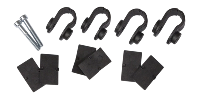 Bevestigingsklemmen Ortlieb QL3/QL3.1 Fixing clamps 11 16 mm Black