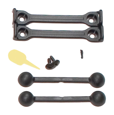 Bevestigingssysteem Ortlieb Unisex Anchoring Rails Outer Bag Black (2-Delig)