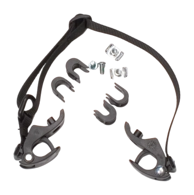 Bevestigingssysteem Ortlieb Unisex QL1 Hook Adjustable Strap 16 Mm Black (2-Delig)