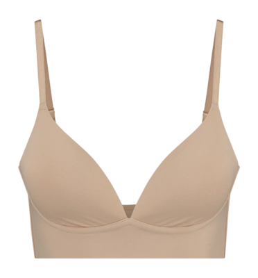 Bra Bye Bra Women Bra Top Push Up Beige