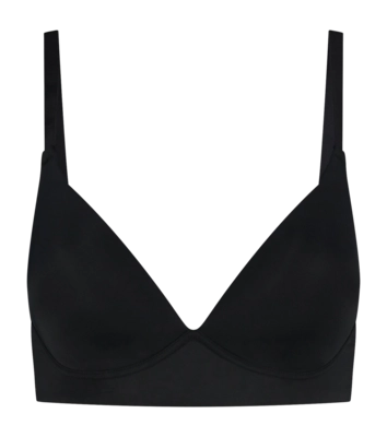 Bra Bye Bra Women Wire Free Bra Black