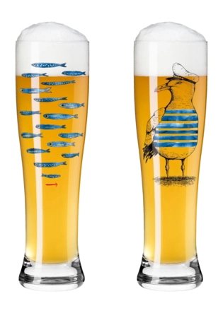 Bierglas Ritzenhoff Brauchzeit #13 #14 646 ml (2er Set)