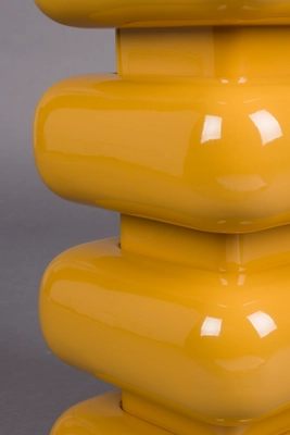Bijzettafel Dutchbone Stubby Stool Yellow | Stijlvol in Huis