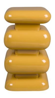Table de Bout Dutchbone Stubby Stool Yellow | Etrias.fr