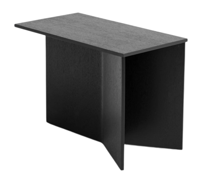 HAY Slit Table Wood Oblong Bijzettafel -  Zwart