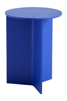 HAY Slit High Bijzettafel Ø35 cm - Vivid blue