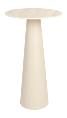 Bijzettafel White Label Living Joya High Beige