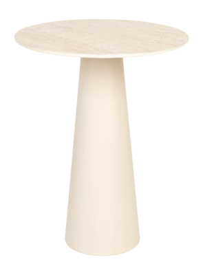 Bijzettafel White Label Living Joya Low Beige