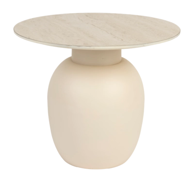 Bijzettafel White Label Living Karula Side Low Beige