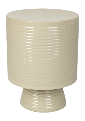 Bijzettafel White Label Living Sven Side Ivory - Maat L