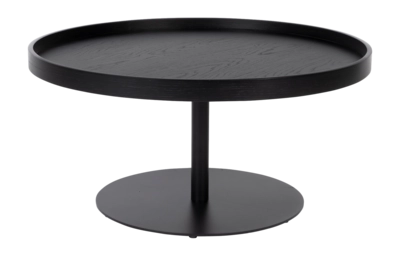 Bijzettafel White Label Living Yuri Black - Maat L