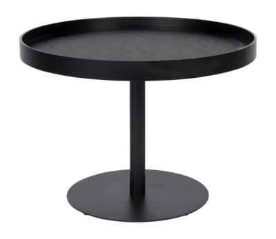 Bijzettafel White Label Living Yuri Black - Maat M