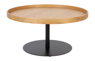 Bijzettafel White Label Living Yuri Oak - Maat L