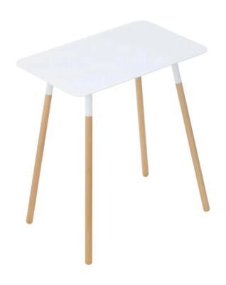 Yamazaki Bijzettafel Vierkant - Plain - Wit