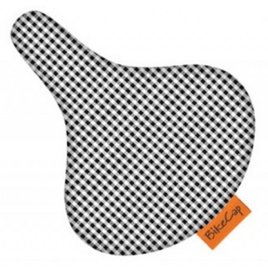 Zadelhoes Bikecap Black Checkmate Kleine Ruit