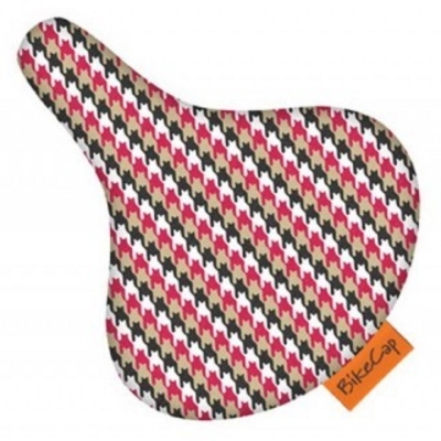 Zadelhoes Bikecap Houndstooth Sand