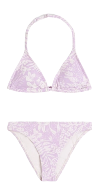 Bikini O'Neill Girls Essentials Triangle Purple Island Sky