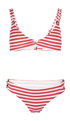 Bikini O'Neill Women O'Riginals White/Red Stripe