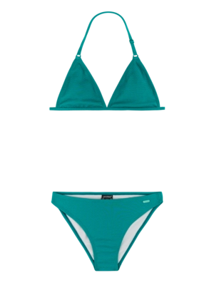 Bikini Protest Girls PRTDumi JR Triangle Peacock Green Set