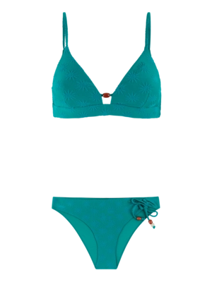 Bikini Protest Women PRTMermaid Triangle Peacock Green Regular Fit