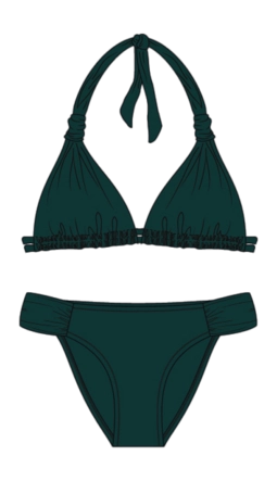 Bikini Shiwi Women BIBI Green Botanic
