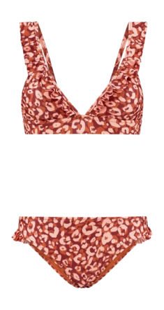 Bikini Shiwi Women BOBBY Lush Leopard Frozen Choco Brown