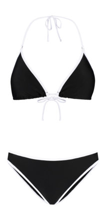 Bikini Shiwi Women LIZ Contrast Straps Black White