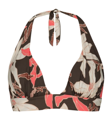 Bikinitop Barts Women Camolo Triangle Halter Coffee