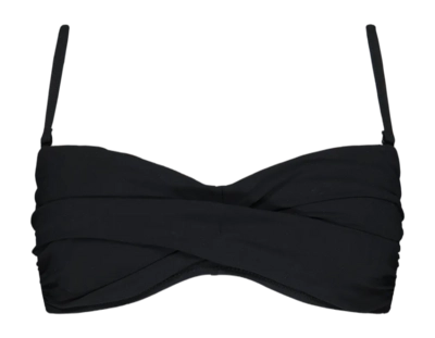 Bikinitop Barts Women Solid Twisted Bandeau Black Regular Fit