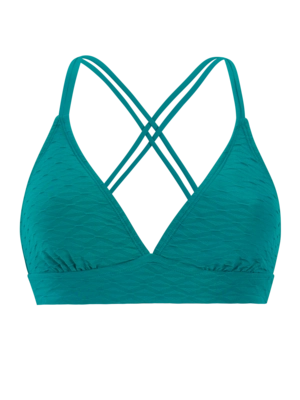 Bikinitop Protest Women MIXRelaxi Triangle Peacock Green Regular Fit