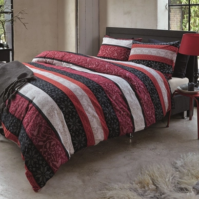 Dekbedovertrek Beddinghouse Birdwood Dark Red Flanel