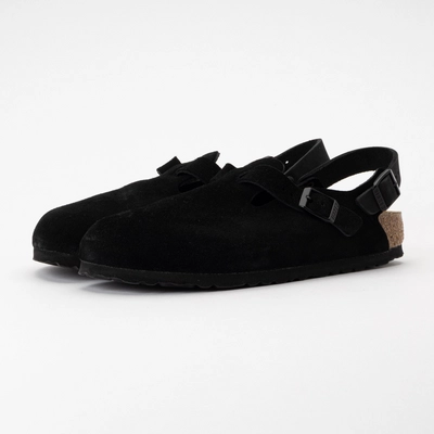 Birkenstock Unisex Tokio II Suede Leather Black Narrow | Sneaker