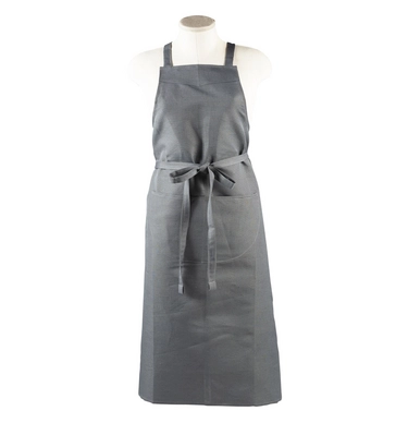 Schort Libeco Bistro Dark Grey Linnen