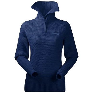 Pullover Bergans Ulriken Jumper Dk Riviera Blue Mel Damen