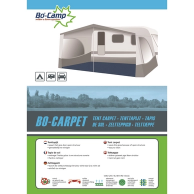 Tent Carpet Bo-Camp Blue (2,5 x 2 m)